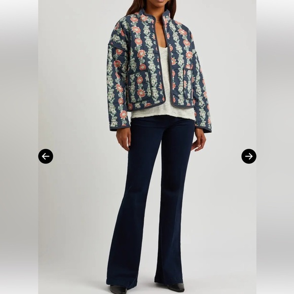 FREE PEOPLE
Chloe Floral-Print Quilted Cotton Jacket - Picture 2 of 10